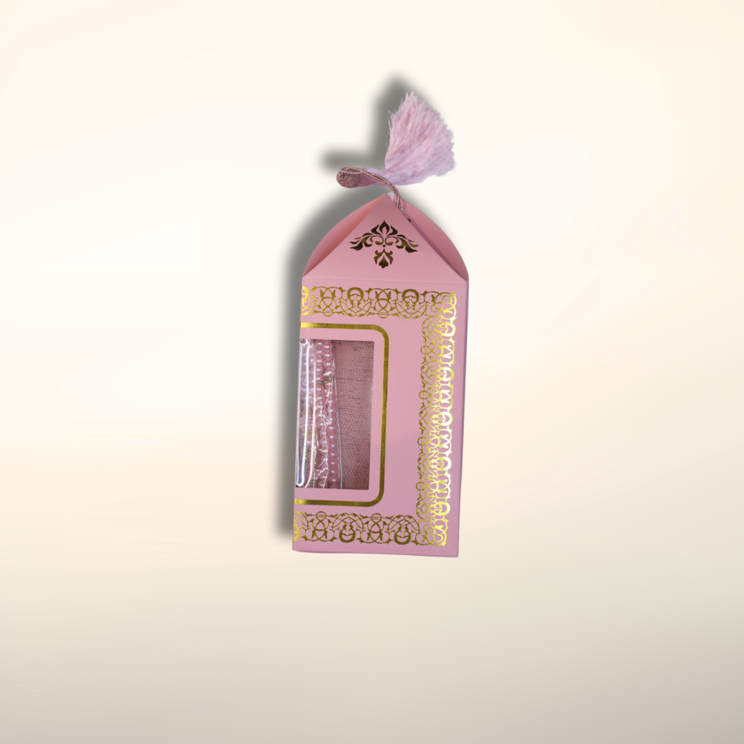 Pink Small Gift Box Prayer Mat