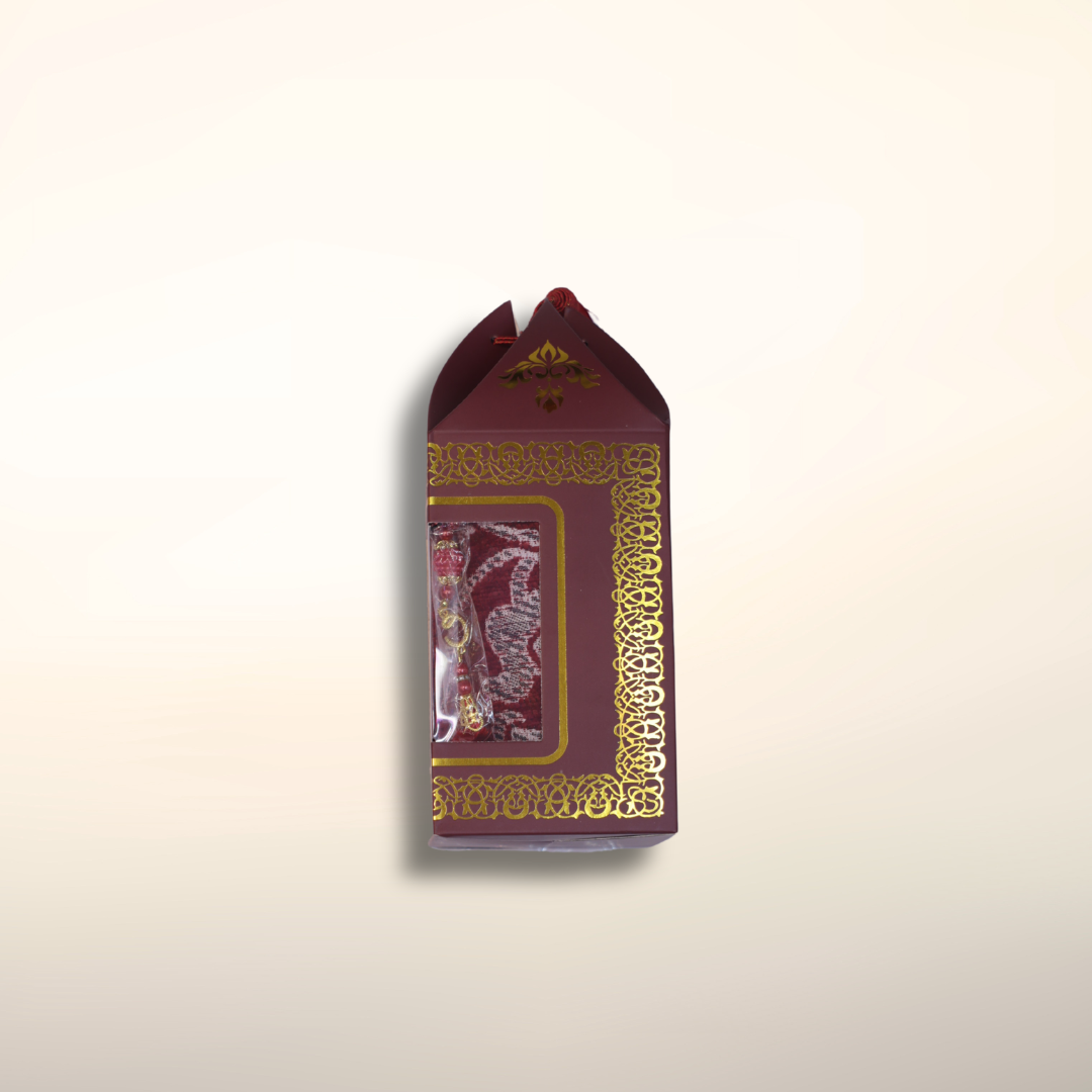 Red Small Gift Box Prayer Mat