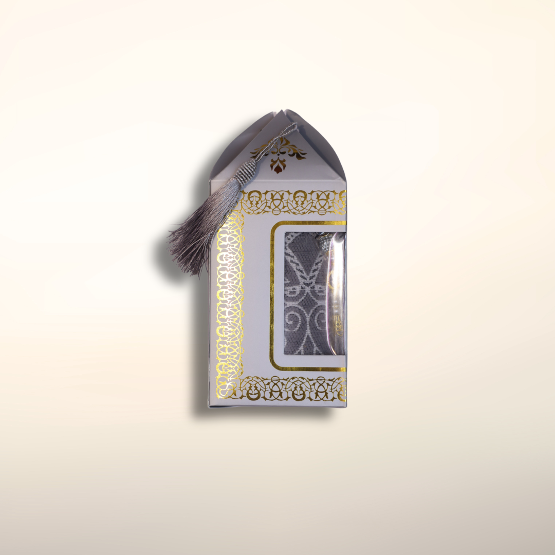 Grey Small Gift Box Prayer Mat