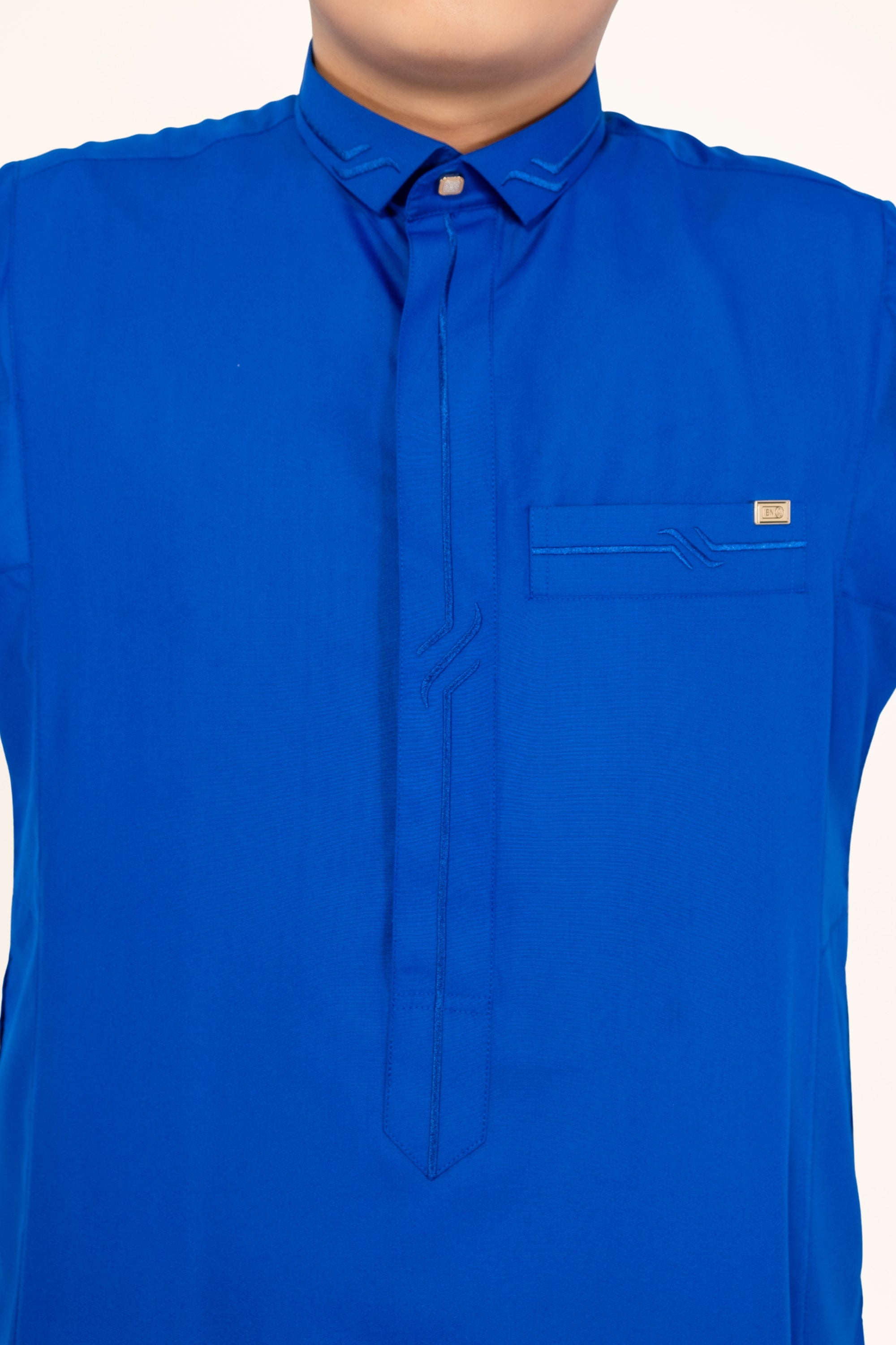 Qatari Bright Blue Thobe