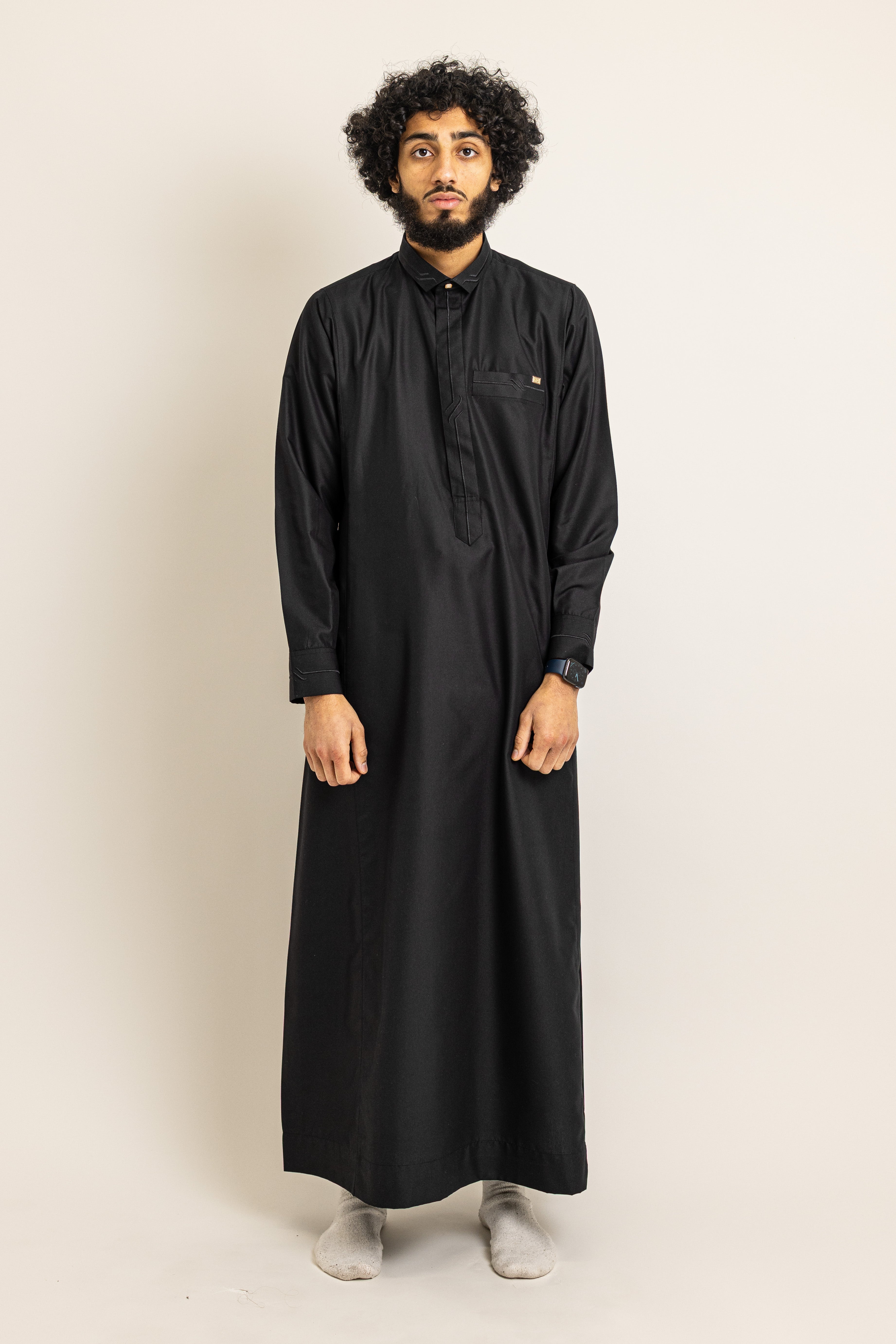 Qatari Black Thobe