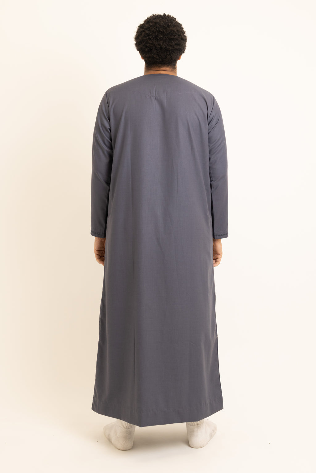 Emirati Dark Grey Thobe with Tassel