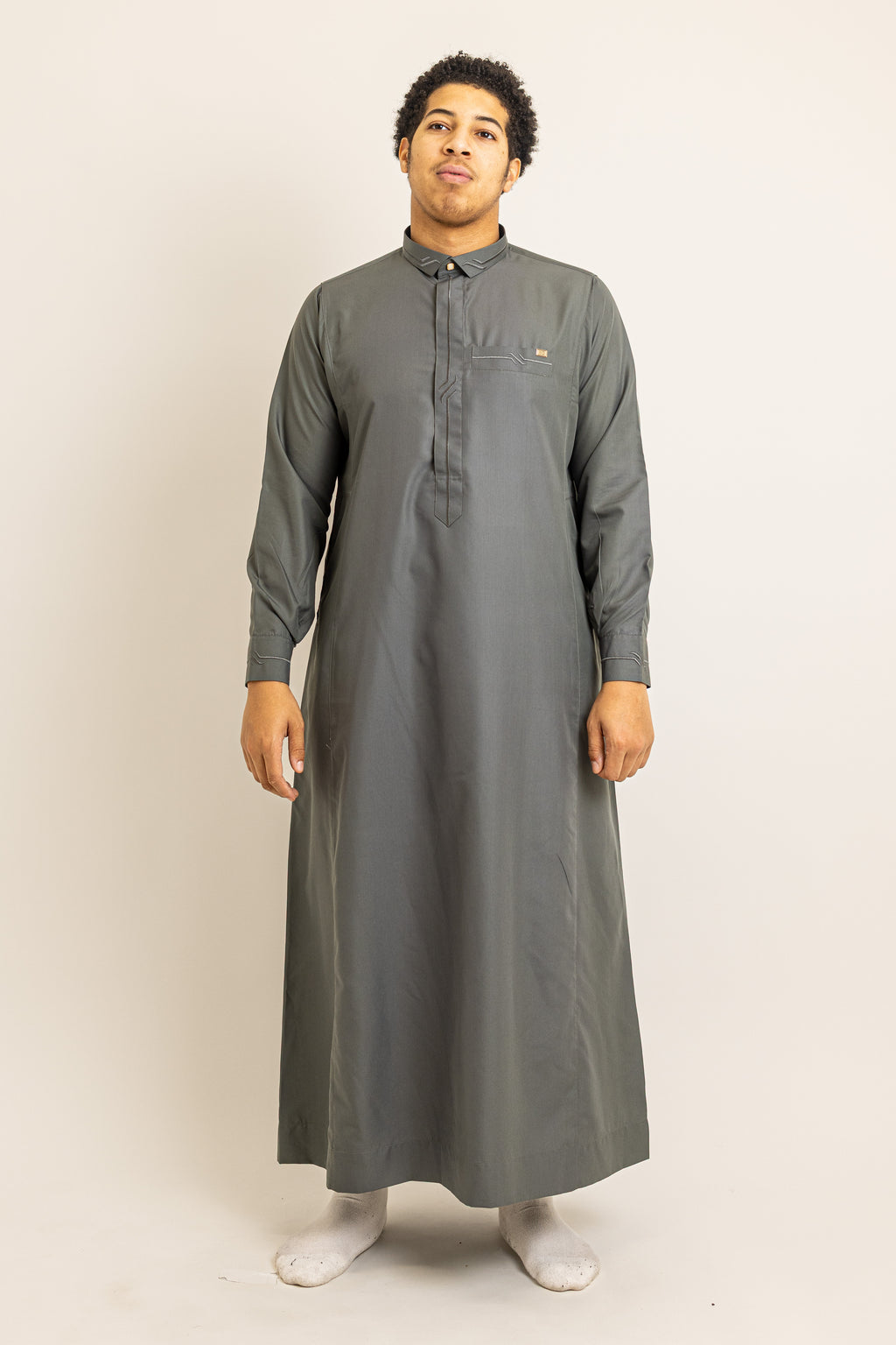 Qatari Dark Grey Thobe