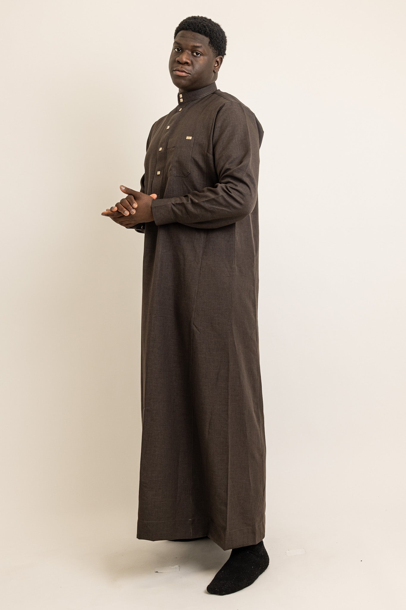 Saudi Brown Thobe