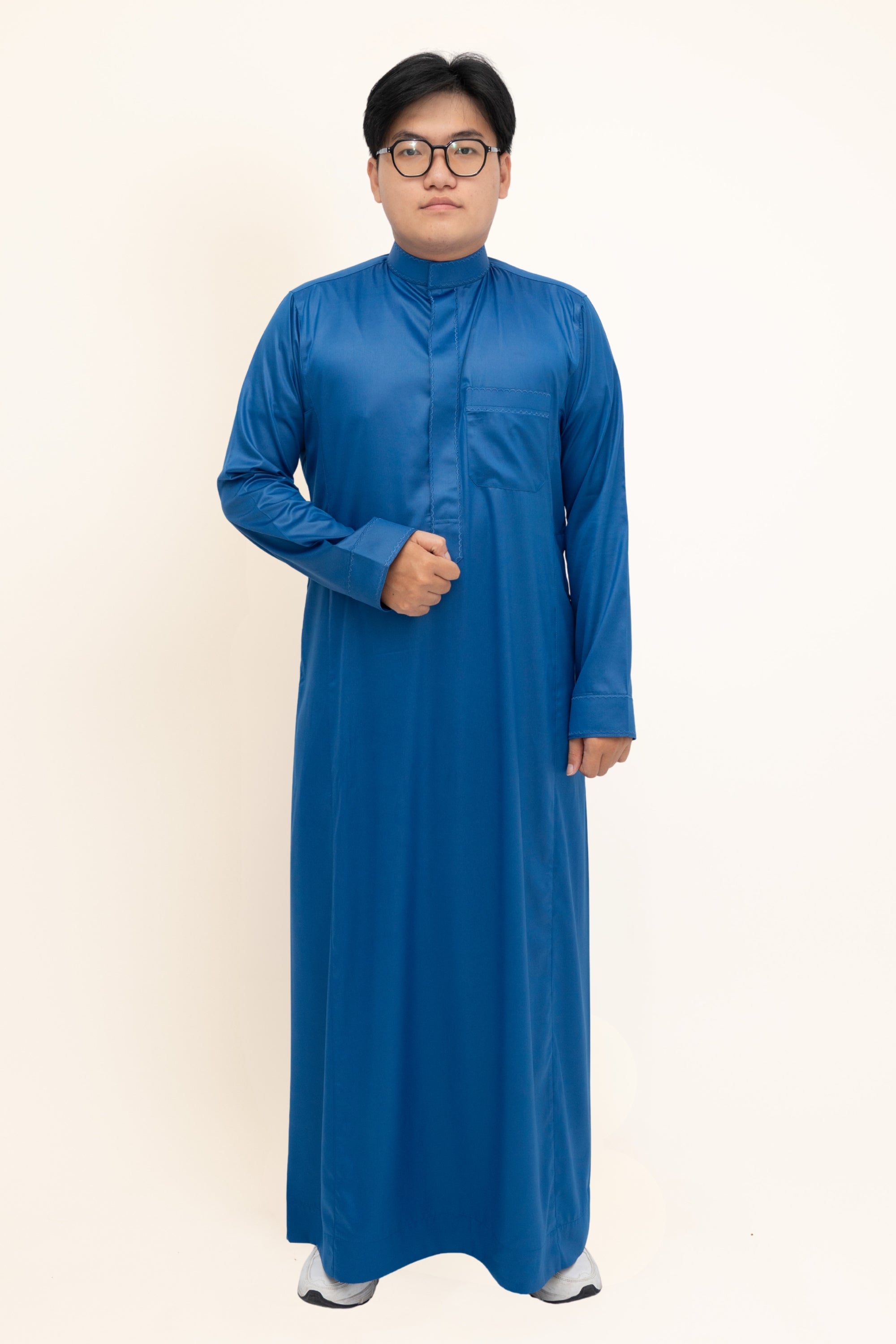 Kuwaiti Royal Blue Thobe