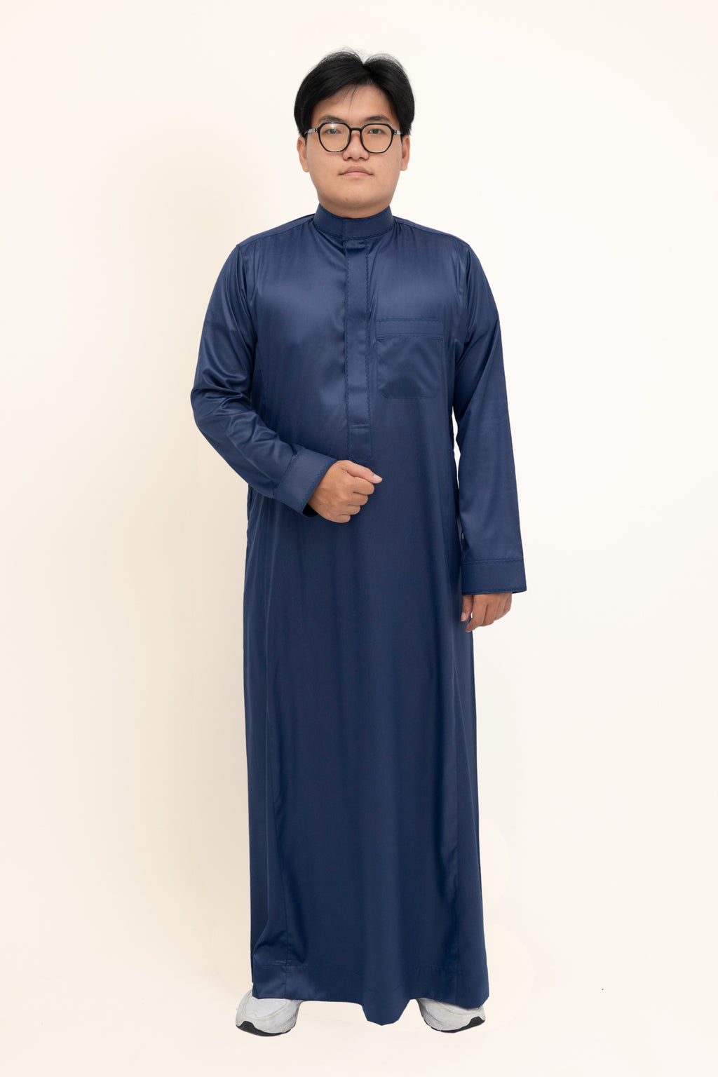 Kuwaiti Navy Blue Thobe