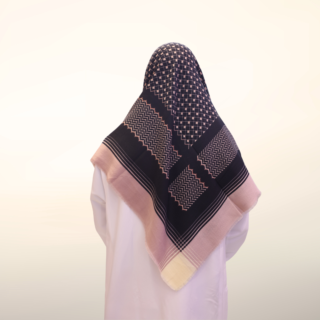 Pink Palestinian Scarf Shemagh
