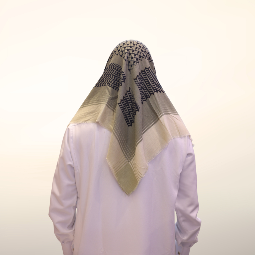 Tea Green Palestinian Scarf Shemagh