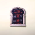 Large Prayer Time Adhan Clock - Gold