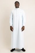 Saudi Light Blue Thobe (with Cuff)