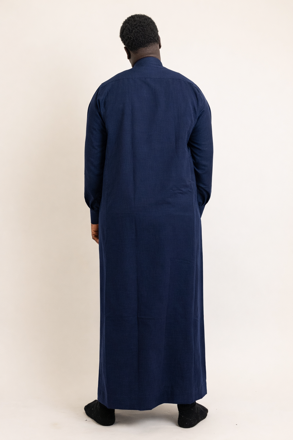 Saudi Navy Blue Thobe (no Cuff)